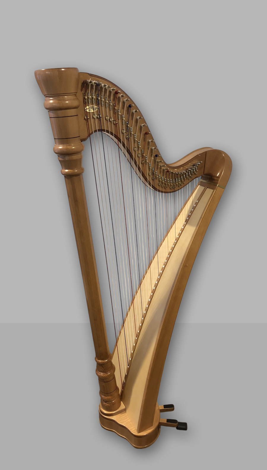 petutschnigg harfe modell 34saitig schülerharfe 5 pedale